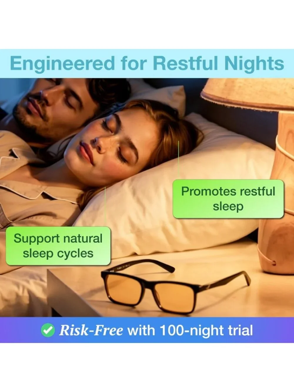 Blue Light Blocking Reading Glasses +1.0 to +2.5 for Better Sleep & Migraine